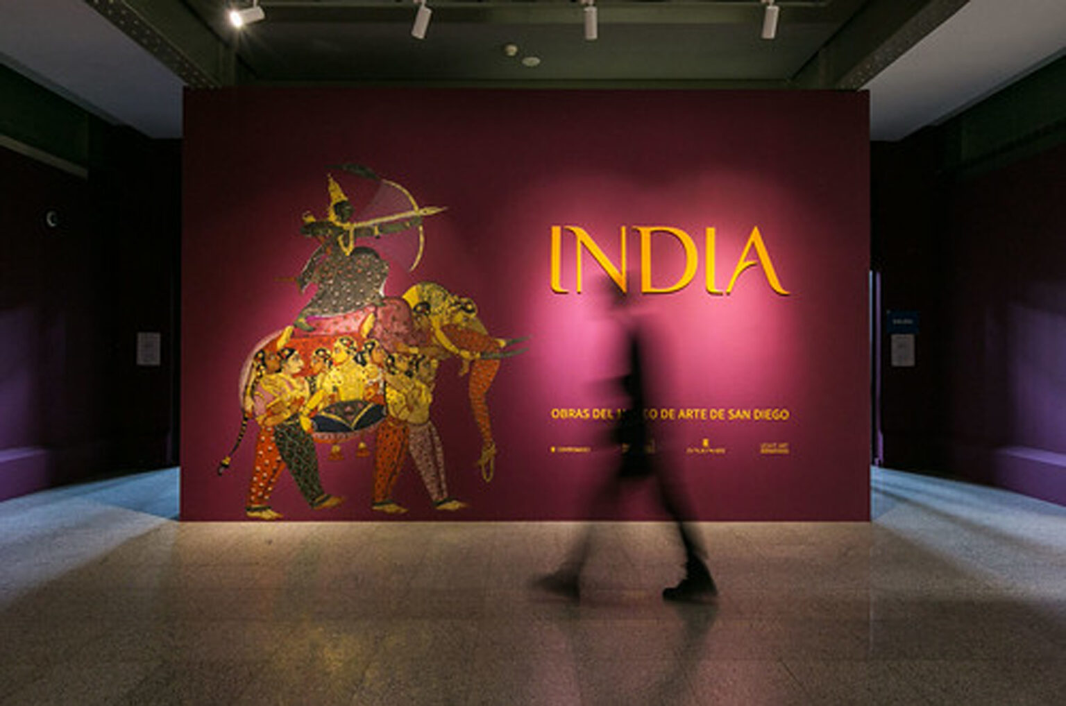 India. Pinturas del San Diego Museum of Art Light Art Exhibitions